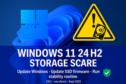 Windows 11 24H2 Storage Scare — Facts, Fixes, and What We Expect from Vendors