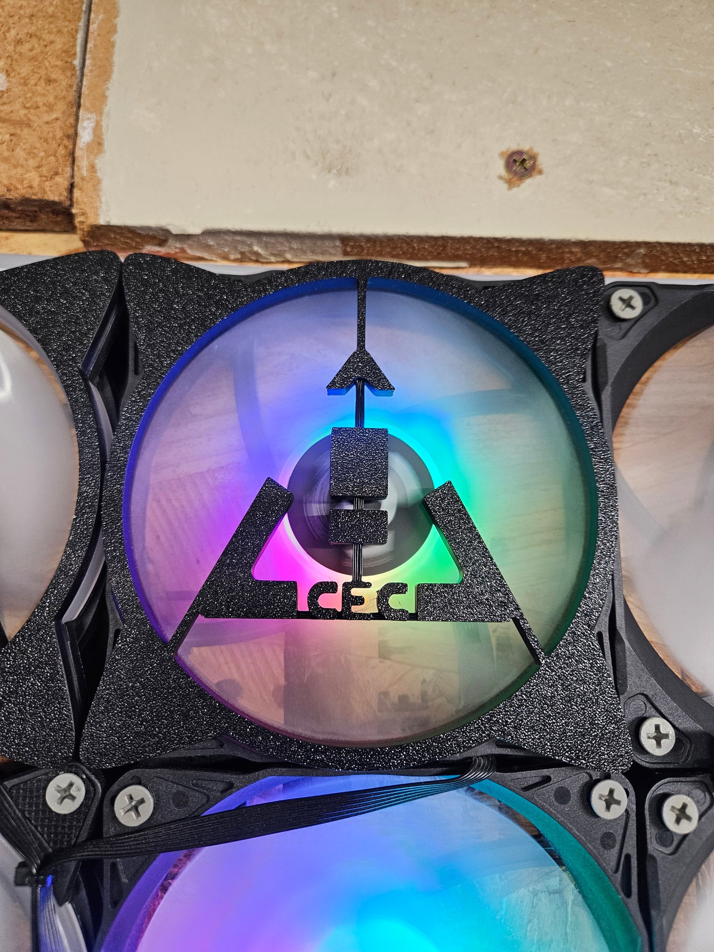 CEC Logo Fan Cover — Magnetic 3D-Printed