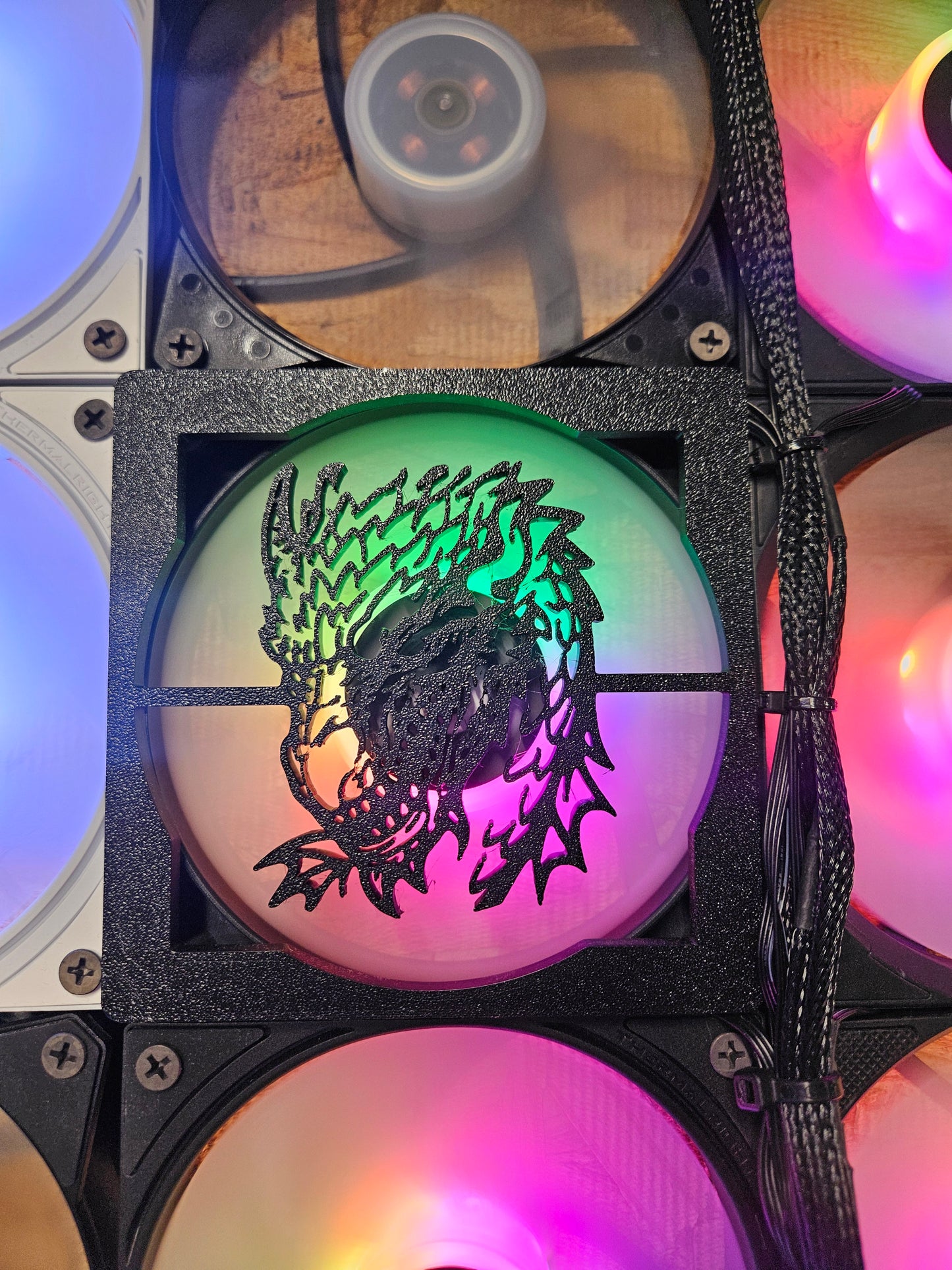 Custom 3D-Printed Fan Covers