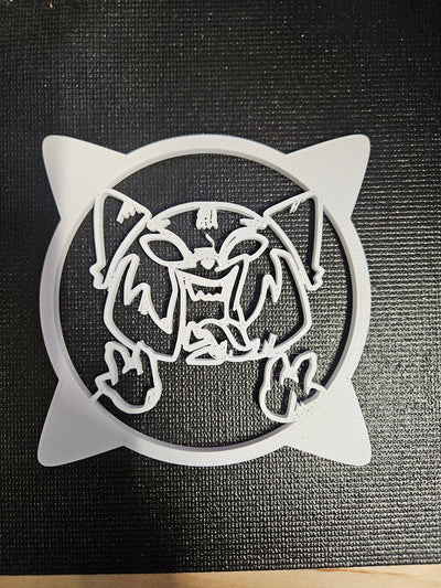 Rage Panda Fan Cover — Magnetic 3D-Printed